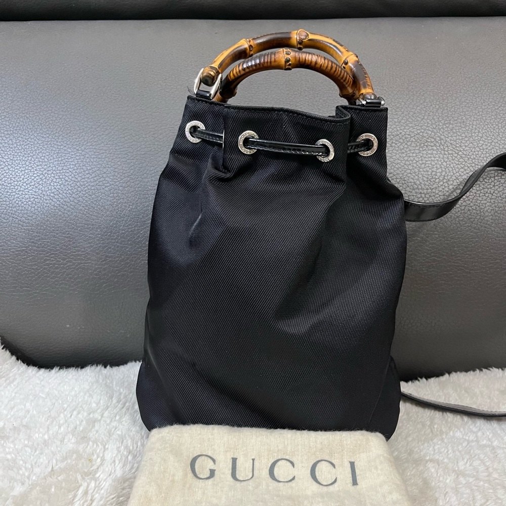 Gucci Bamboo Drawstring Bag - Picture 14 of 14